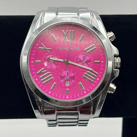 Pink & Silver Michael Kors Men’s Watch - Picture 2 of 4
